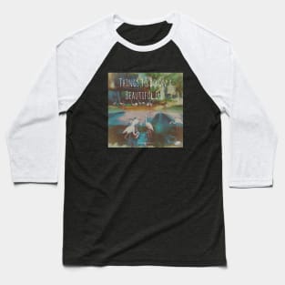 Things to do on a beautiful day LoFi Mellow Chill Study Beats Album Cover Art Minimalist Square Designs Marako + Marcus The Anjo Project Band T-Shirt Baseball T-Shirt